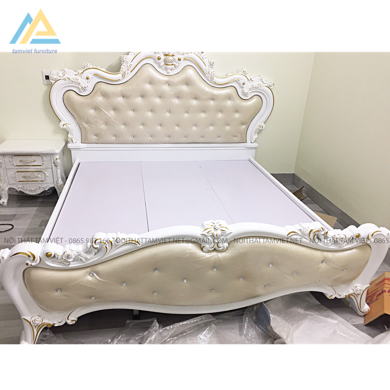 Giuong-boc Giường bọc