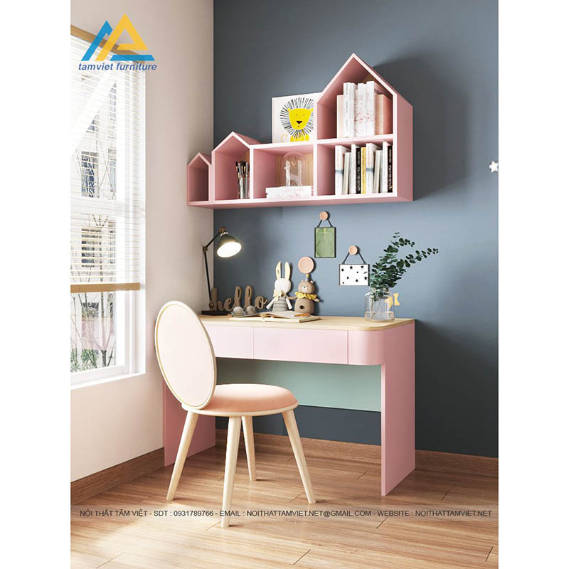 ban-hoc-2-ngan-go-cong-nghiep-BH-1204.jpg Bàn học 2 ngăn kéo xinh xắn dễ thương cho bé