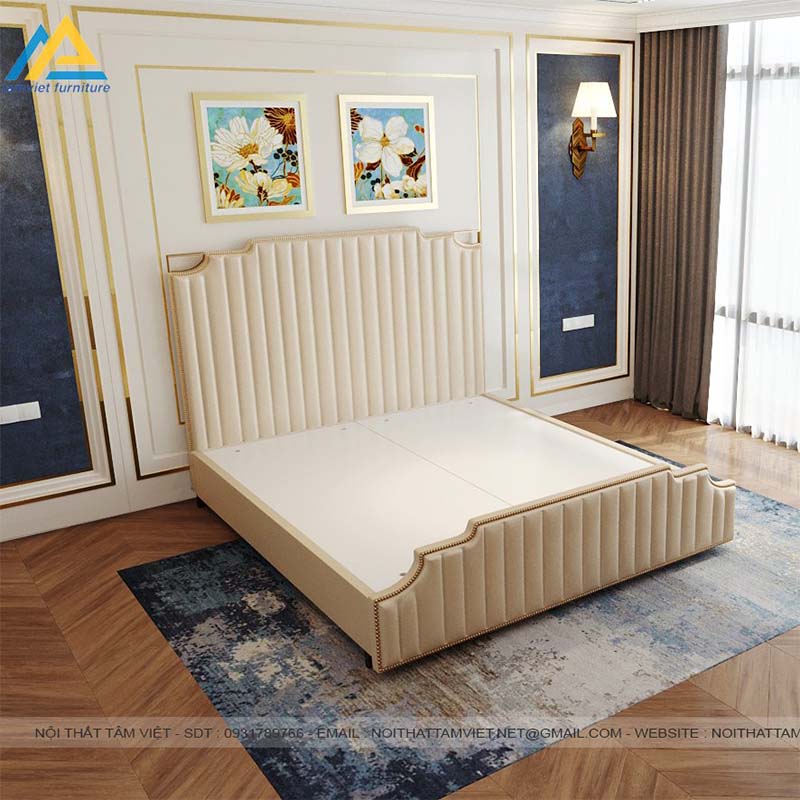 giuong-ngu-boc-vai-ni-go-cong-nghiep-GB-31-2.jpg Giường bọc nỉ êm ái mềm mại mang đến giấc ngủ thoải mái