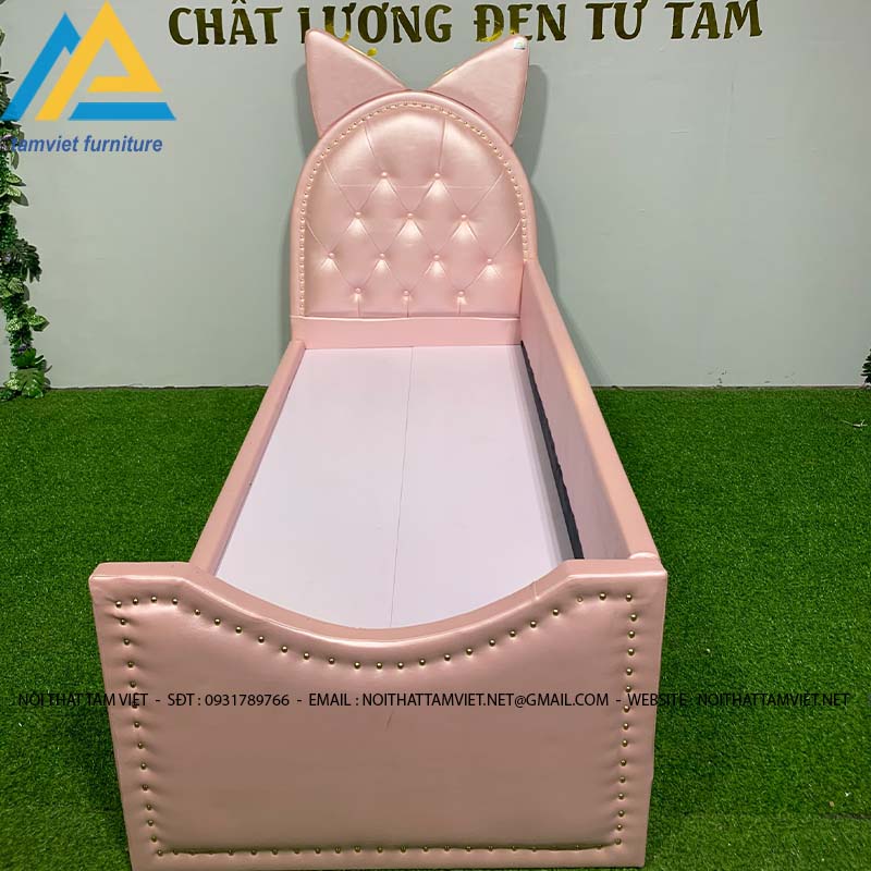 giuong-tre-em-GTE-809-3.jpg Giường ngủ cho bé gái gỗ công nghiệp GTE-809
