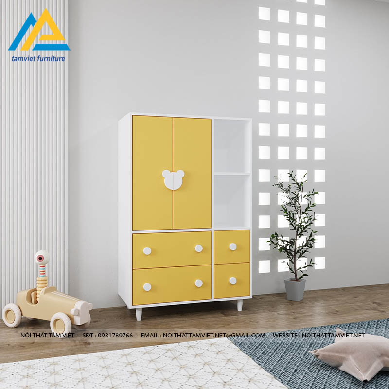 tu-de-do-cho-be-TTE-905.jpg Tủ để đồ cho bé gỗ công nghiệp TTE-905
