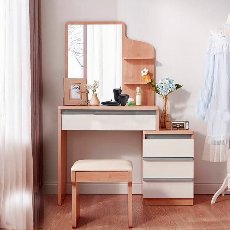 Thích thú với mẫu bàn trang điểm gỗ công nghiệp siêu đẹp cho chị em