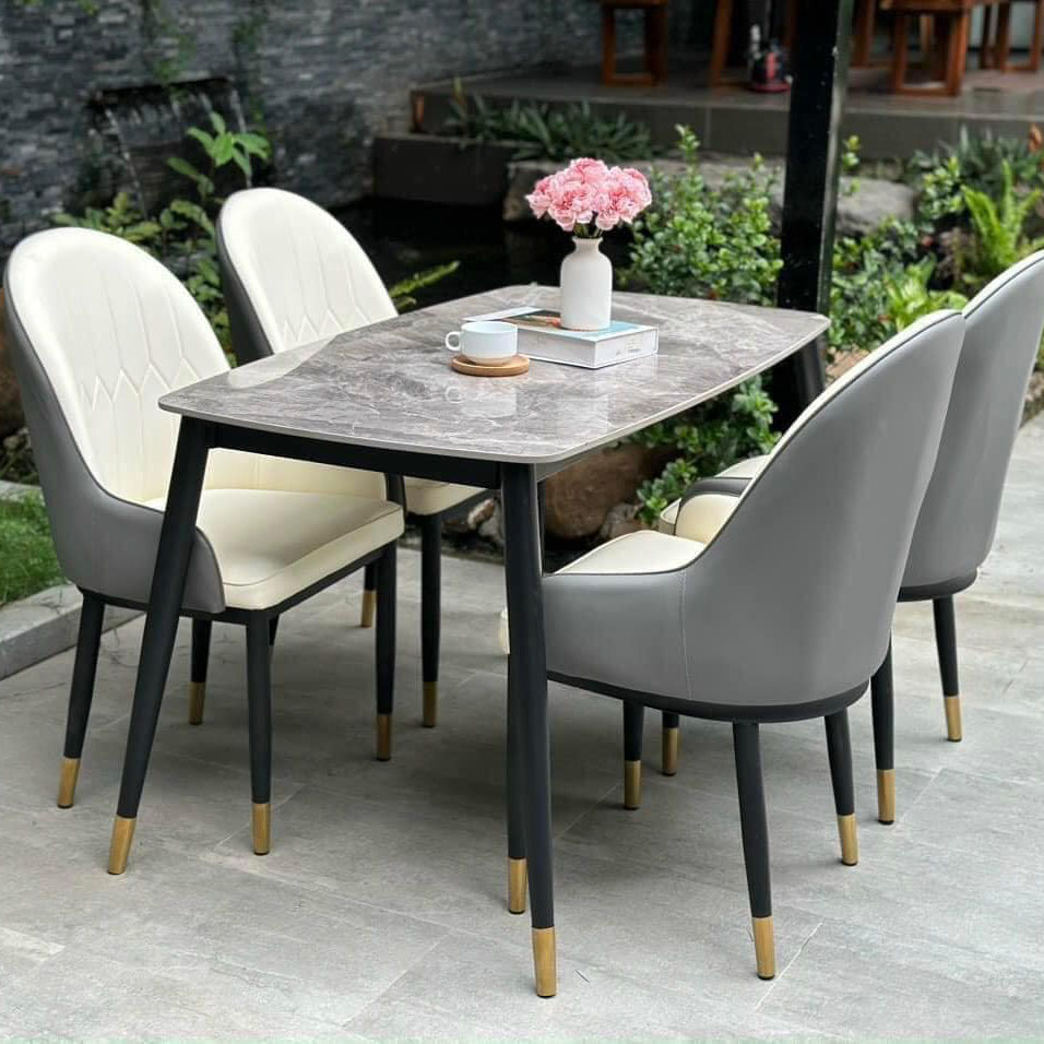Bàn ghế ăn decor BGA-11