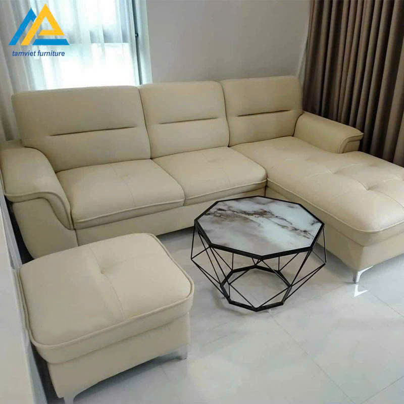 Bộ sofa da cao cấp chữ L GD-03