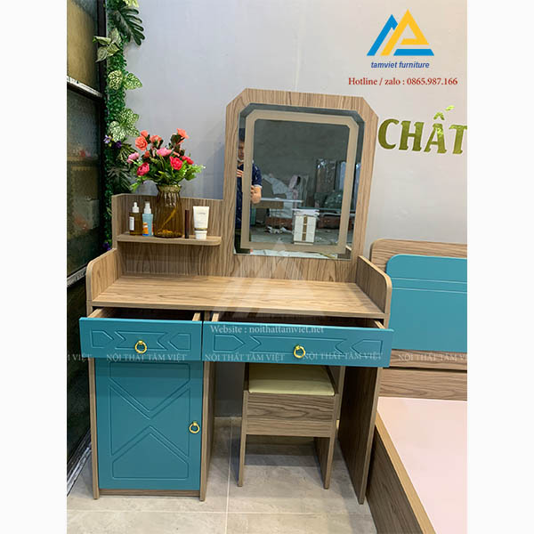 Combo giường tủ phòng ngủ gỗ công nghiệp CPN-03