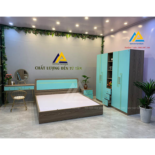 Combo phòng ngủ gỗ công nghiệp CPN-05