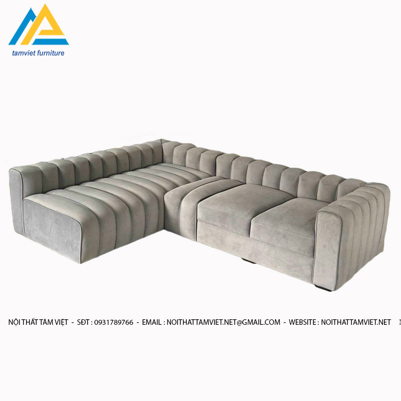 Ghế sofa nỉ cao cấp góc L GN-10