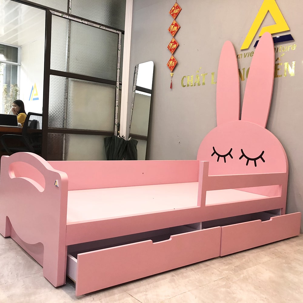Giường thông minh trẻ em gỗ công nghiệp GTE-8017