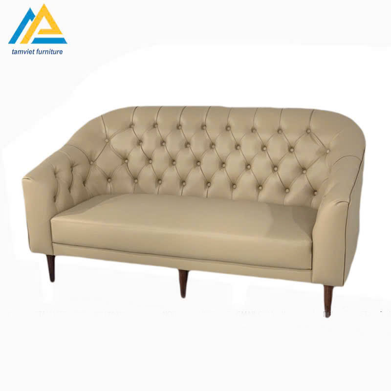 Sofa văng da thêu quả trám GD-01